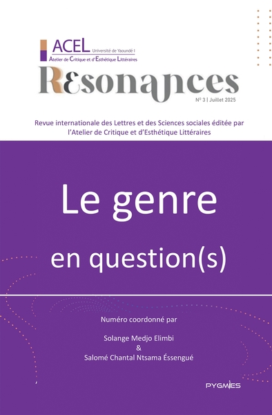 Résonances Vol. 3 - Le genre en question(s)