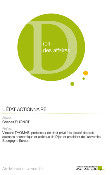 L’État actionnaire