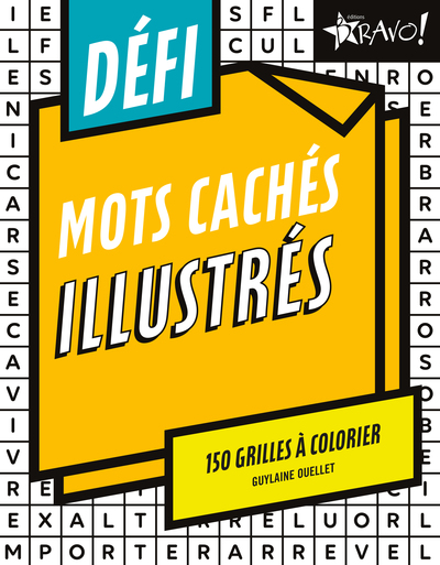 Défi - Mots cachés illustrés - 150 grilles à colorier