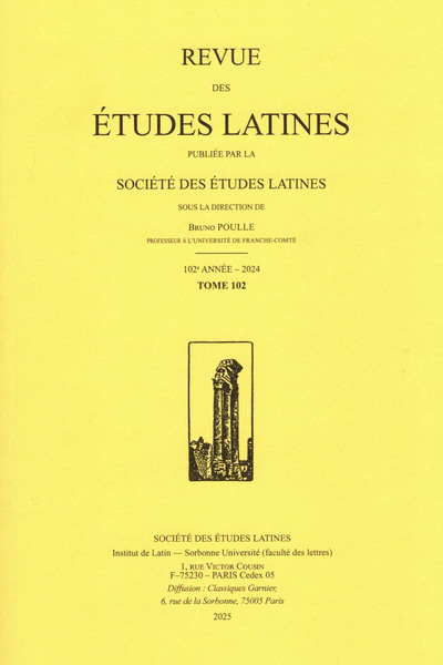 Revue des études latines