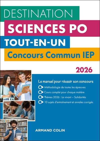 Destination Sciences Po - Concours commun IEP 2026 - Tout-en-un