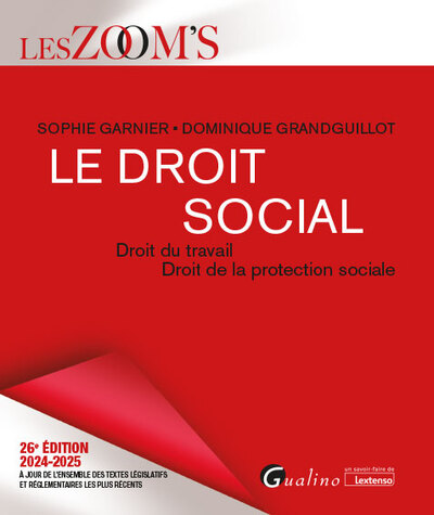 Le droit social - Droit du travail - Droit de la protection sociale Véritable outil de travail pour apprendre et maîtriser les règles du droit social