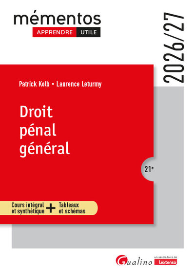 Droit pénal général - Cours intégral et synthétique + Tableaux et schémas