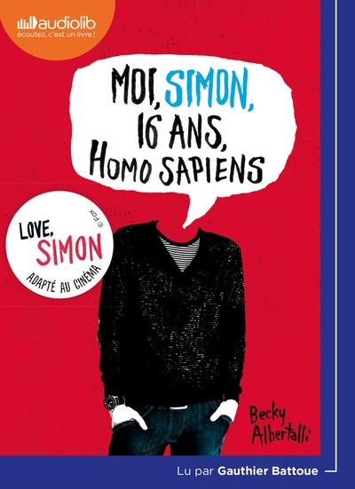 Moi, Simon, 16 ans, Homo Sapiens - Livre audio 1 CD MP3