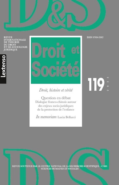 Droit & Société N°119-2025 - Droit, histoire et vérité