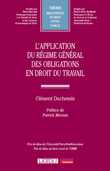 L'application du régime général des obligations en droit du travail