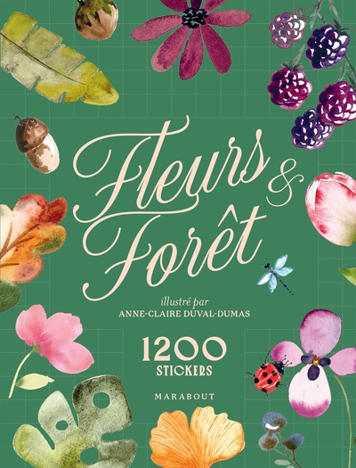 Stickers Fleurs et Forêt - 1200 stickers