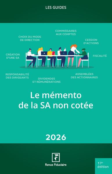 Le mémento de la SA non cotée 2026