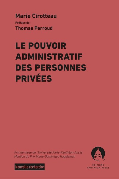 Le pouvoir administratif des personnes privées