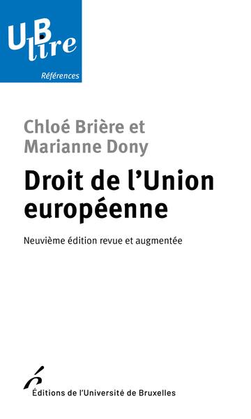 Droit de l'Union européenne - Neuvième édition revue et augmentée