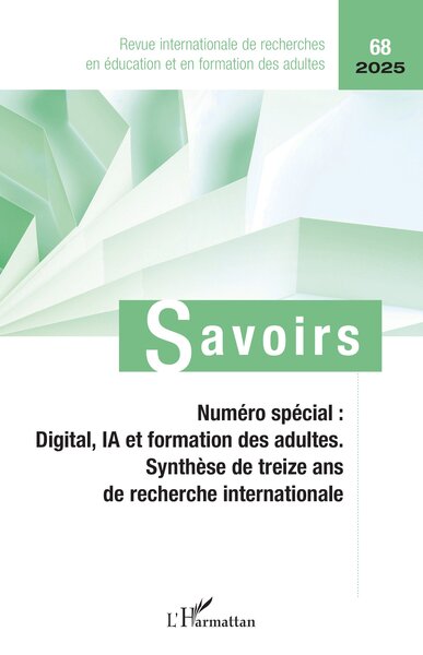 Numéro spécial : Digital, IA et formation des adultes - Synthèse de treize ans de recherche internationale