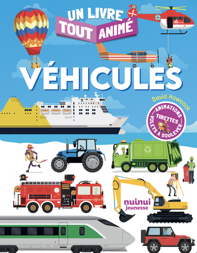 Un livre tout animé - Véhicules NE