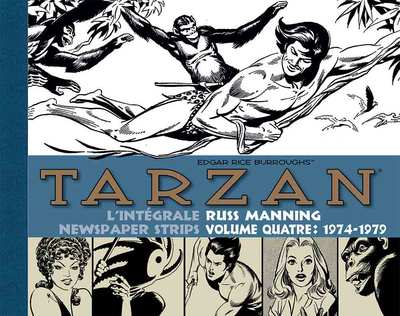 Tarzan : L'intégrale des newspaper strips de Russ Manning 1974_1979 - Livré avec un étui de protection (offert) pouvant contenir les 4 volumes de la