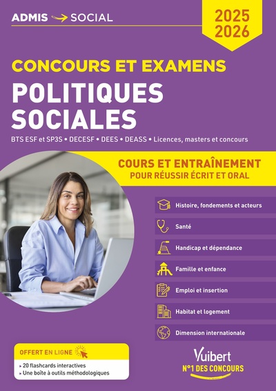 Politiques sociales - Révisions et questions de réflexion - Examens et concours 2025-2026 - Licences et masters - DECESF, DEES, DEASS - BTS ESF ET SP3S