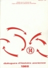 Dialogues d'histoire ancienne - 1988