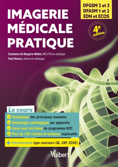 Imagerie médicale pratique - Tout le cours de la 2e année jusqu’aux EDN + de l'entrainement avec les imageries tombables