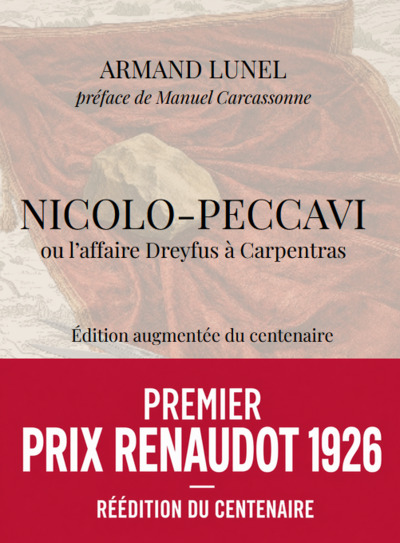 Nicolo-Peccavi - Ou l'affaire Dreyfus à Carpentras