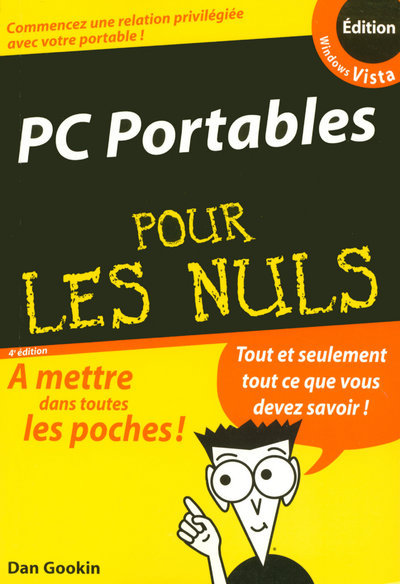 PC portables éd. windows vista poche Pour les nuls