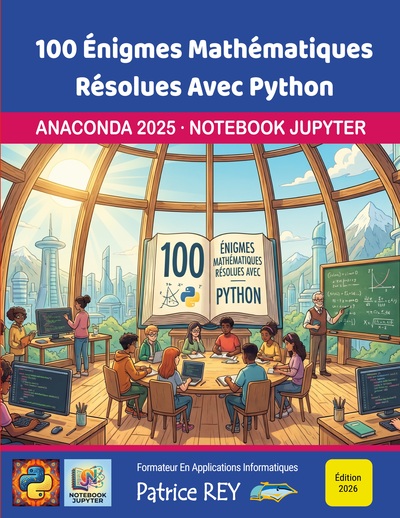 100 énigmes mathématiques résolues avec Python - edition 2026