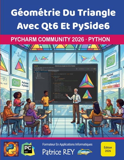 Géométrie du triangle avec Qt6 et PySide6 - avec Pycharm 2026 Community