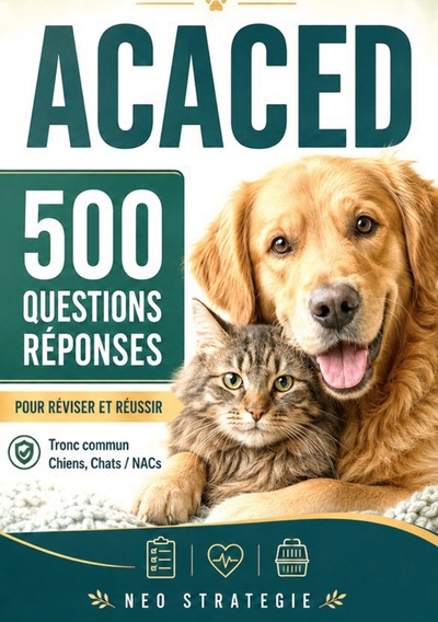 ACACED 500 Questions réponses - Tronc commun Chiens, Chats, NACs