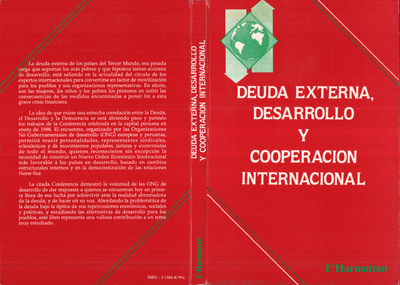 Deuda externa, desarrollo y cooperacion internacional