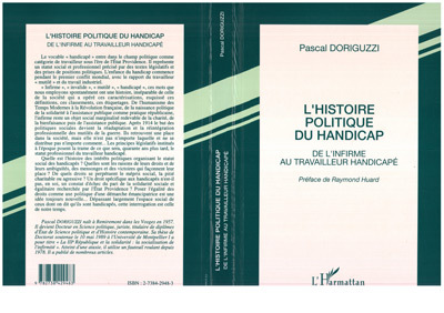 L'HISTOIRE POLITIQUE DU HANDICAP - De l'infirme au travailleur handicapé
