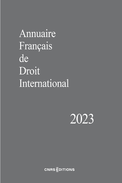 Annuaire Français de Droit International 69 - 2023