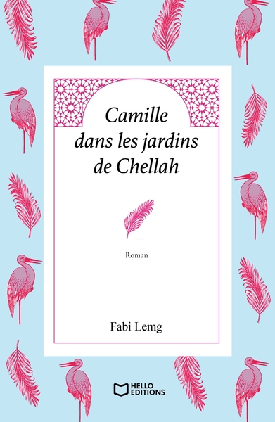 Camille dans les jardins de Chellah