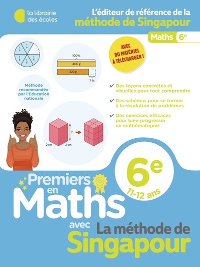 Premiers en maths - Méthode de Singapour 6e (2025)