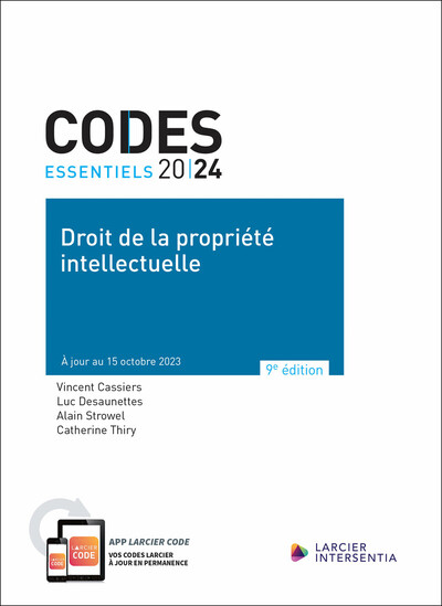 Codes essentiels 2024 - Droit de la propriété intellectuelle