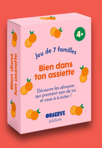 JEU DE 7 FAMILLES - ALIMENTATION : BIEN DANS TON ASSIETTE