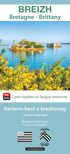 Carte de la Bretagne en Breton