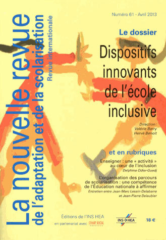 Revue Nras N°61 Dispositifs Innovants De L'Ecole Inclusive