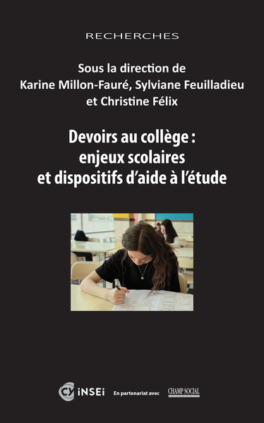 Devoirs au collège : enjeux scolaires et dispositifs d'aide à l'étude