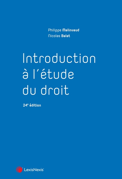 Introduction à l'étude du droit