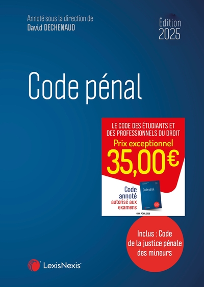 Code pénal 2025