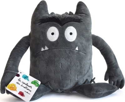 Le monstre des couleurs - Peluche grise - La couleur des émotions