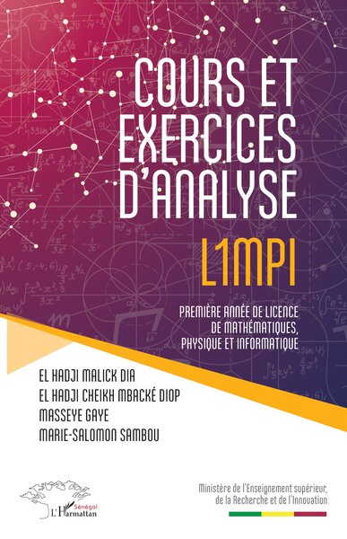 Cours et exercices d'analyse L1MPI - Première année de licence de mathématiques, physique et informatique