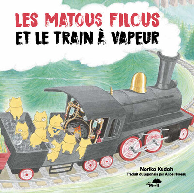 Les matous filous et le train à vapeur