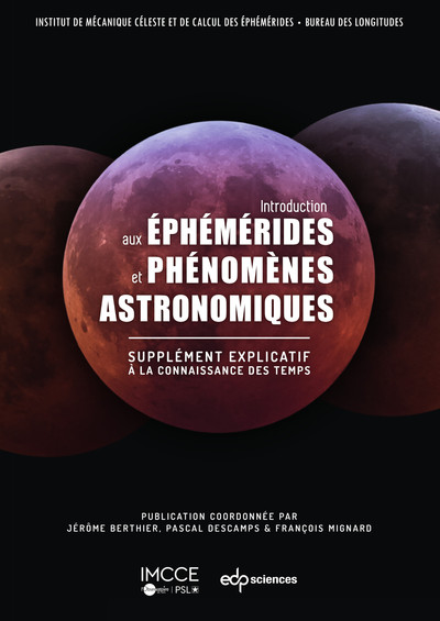 Introduction aux éphémérides et phénomènes astronomiques - Supplément explicatif à la connaissance du temps