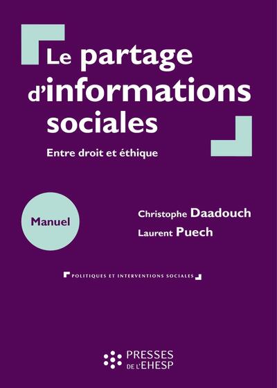 Le partage d'informations sociales - Entre droit et éthique