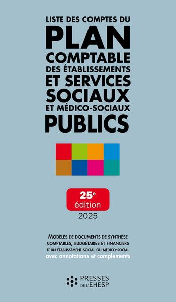 Liste des comptes du plan comptable des établissements et services sociaux et médicosociaux publics