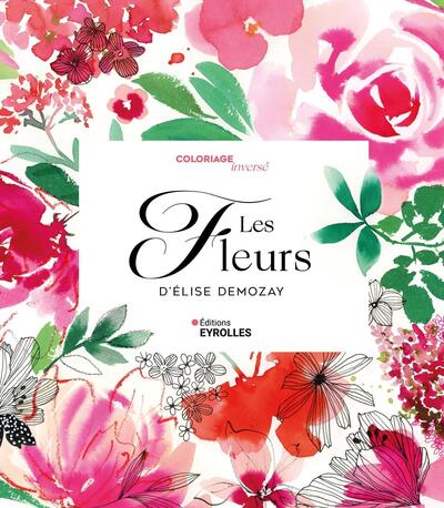 Coloriage inversé Les fleurs d'Elise Demozay