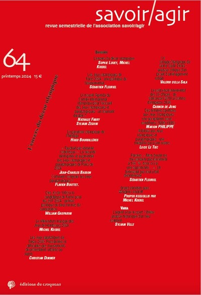 Revue Savoir/Agir n° 64 - L’envers du décor olympique