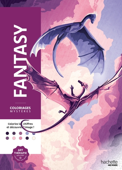 Coloriages mystères Fantasy - Coloriez les chiffres et découvrez l'image