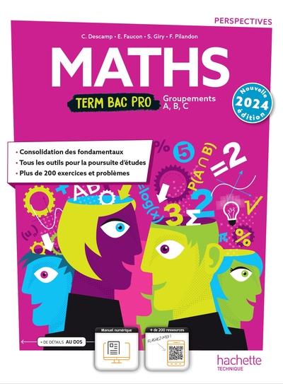 Perspectives Mathématiques terminale Bac Pro - livre élève -  Éd. 2024