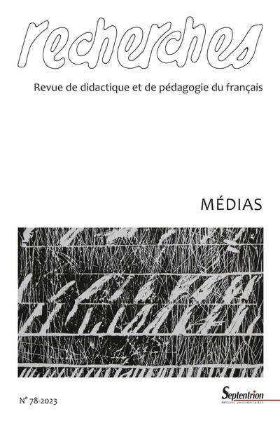 Médias - Recherches, n° 78/ 1er semestre 2023