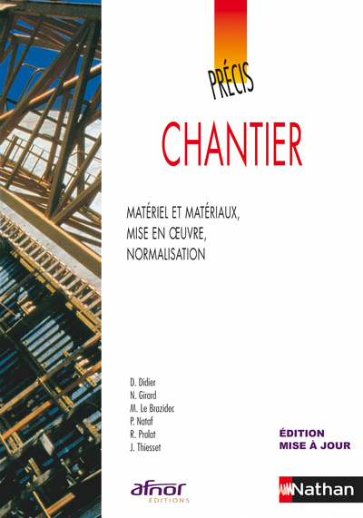 Précis de Chantier AFNOR-NATHAN Livre de l'élève