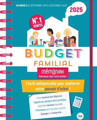 Budget familial Mémoniak, sept. 2024 - déc. 2025